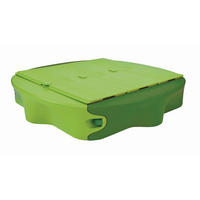SANDKASTEN 138/138/27 cm  - Grün, Basics, Kunststoff (138/138/27cm) - BIG
