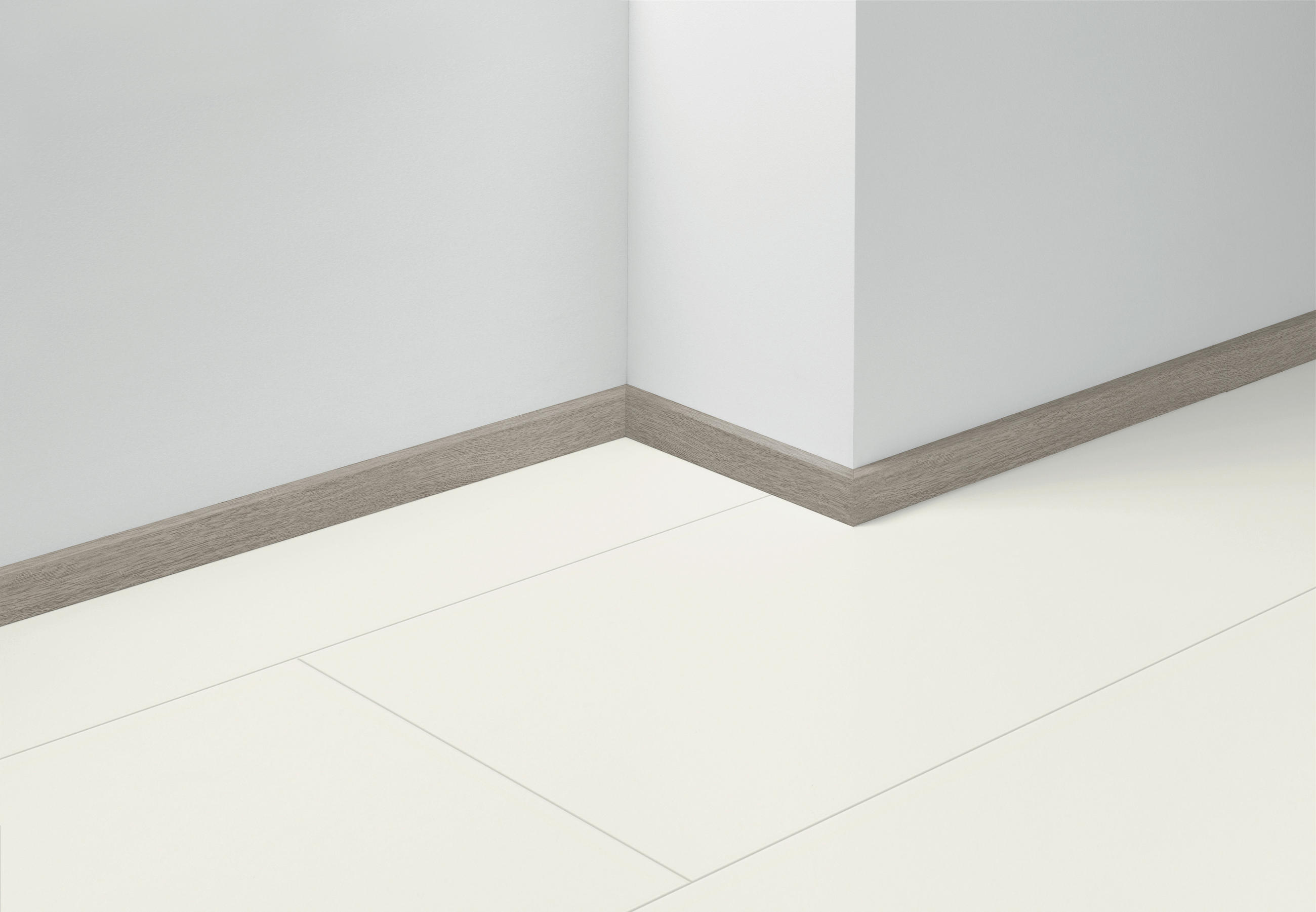 Parador Sockelleiste Grau, Eiche, Hellgrau, Hellbraun 4x1.6x220 cm