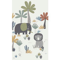 DJEČJI TEPIH 133/190 cm   zelena, bijela  JUNGEL  - bijela/zelena, tekstil (133/190cm) - Boxxx