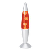 TISCHLEUCHTE 10,8/42 cm  - Gelb/Rot, Design, Naturmaterialien/Glas (10,8/42cm) - Eglo