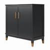 KOMMODE Westerleigh  in 84/84/40 cm  - Schwarz/Bronzefarben, Design, Holzwerkstoff/Metall (84/84/40cm) - MID.YOU