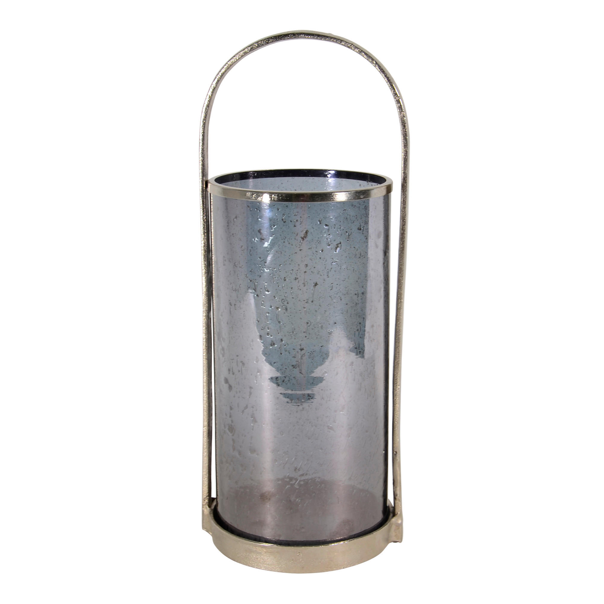 WINDLICHT  - Schwarz/Grau, Trend, Glas/Metall (20/51/18cm)