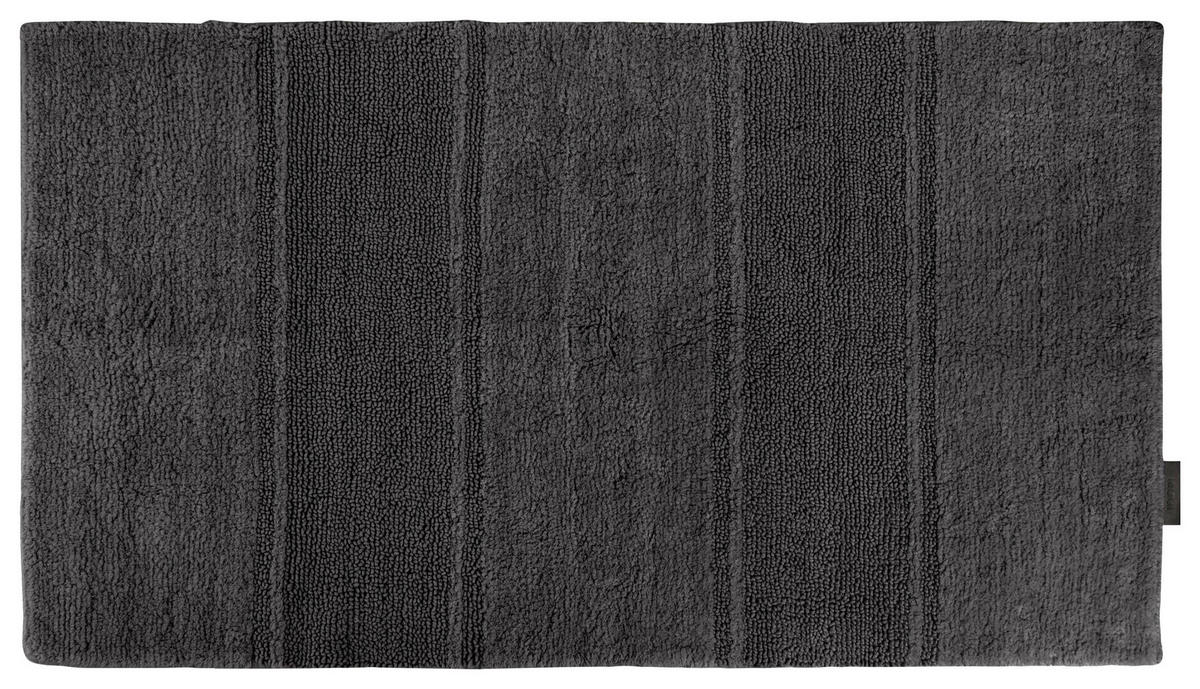 BADTEPPICH Anthrazit 60/90 cm  - Anthrazit, Basics, Textil (60/90cm) - Joop!