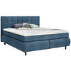 BOXSPRINGBETT 180/200 cm  in Blau  - Blau/Schwarz, Konventionell, Holz/Textil (180/200cm) - Ti'me