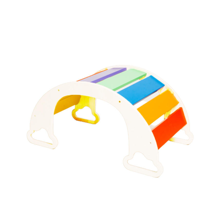 WIPPE  - Multicolor/Weiß, Basics, Holz (40/75/37cm)