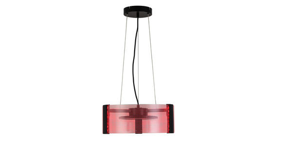 LED-HÄNGELEUCHTE 40/120 cm - Transparent/Schwarz, Design, Kunststoff/Metall (40/120cm) - Novel
