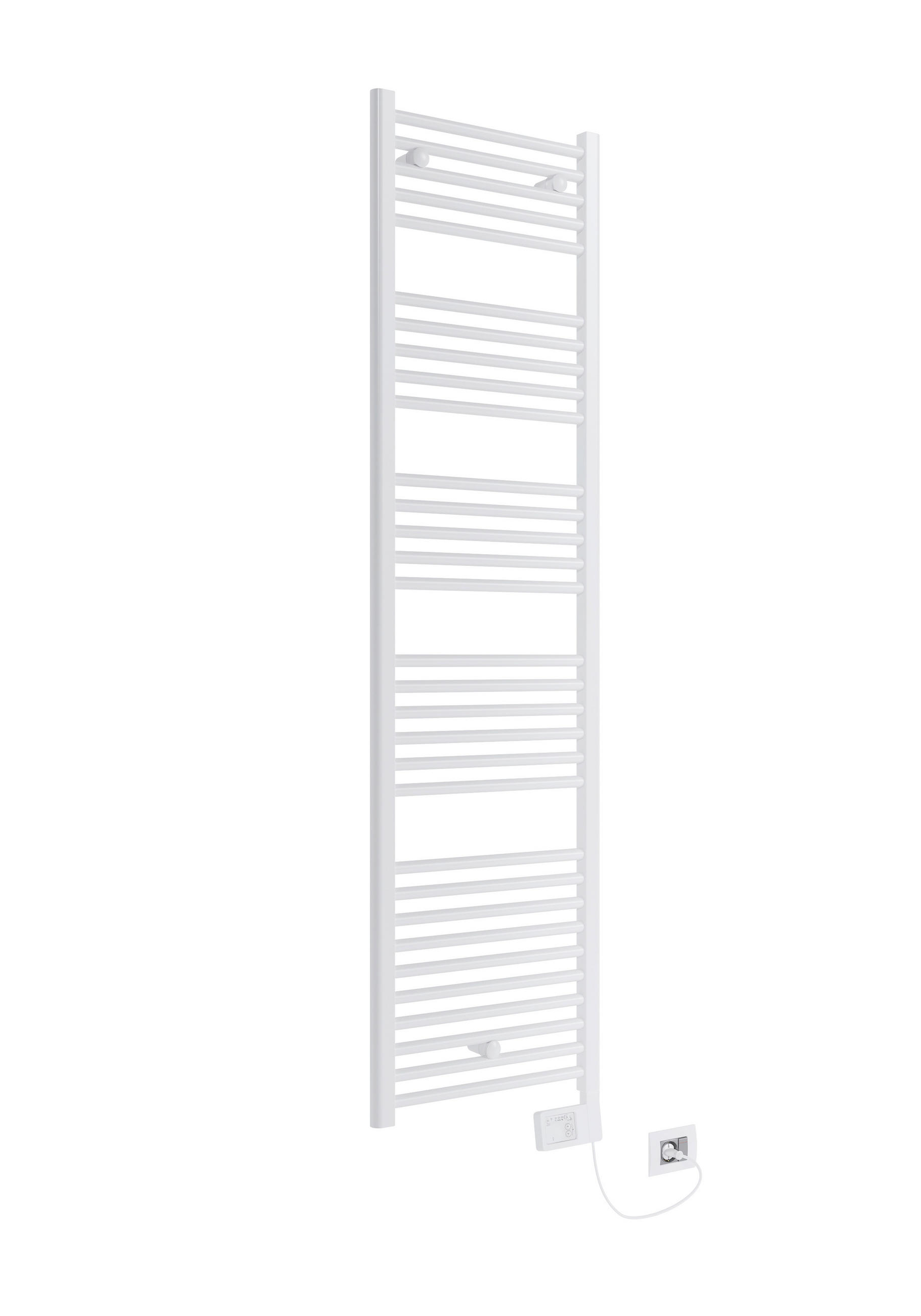 HANDTUCHTROCKNER Weiß  - Weiß, Basics, Metall (60/180cm) - Sanotechnik
