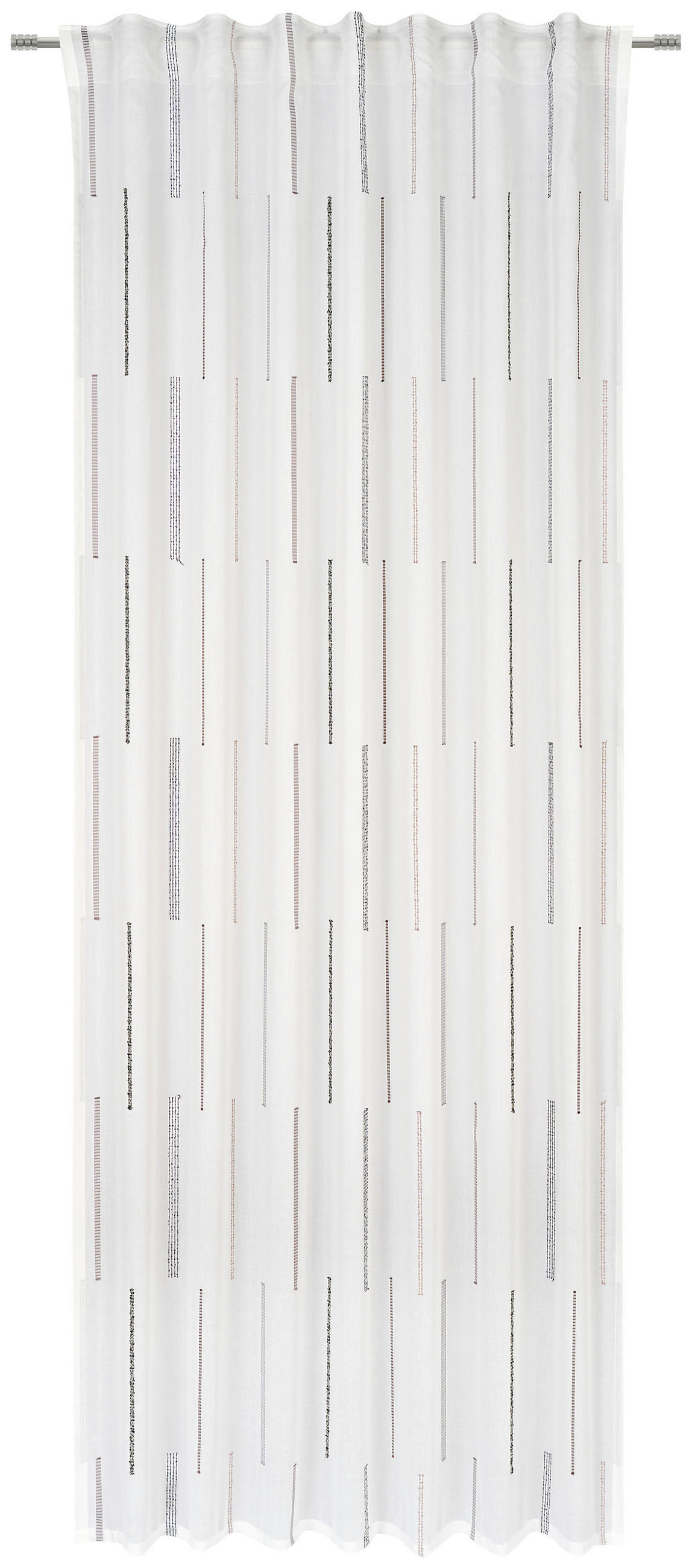 FERTIGVORHANG  halbtransparent   140/245 cm  - Anthrazit, KONVENTIONELL, Textil (140/245cm) - Esposa