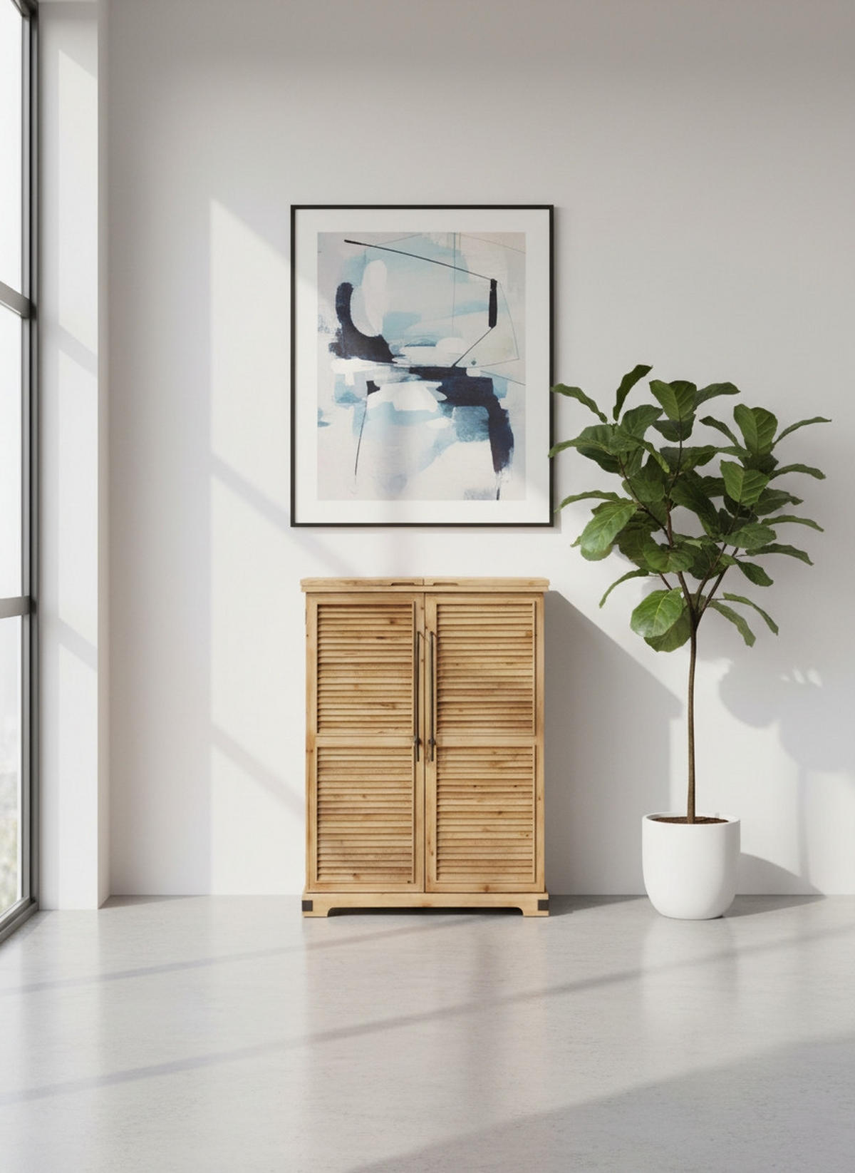 BARSCHRANK Tanne massiv Naturfarben  - Schwarz/Naturfarben, LIFESTYLE, Holz/Metall (90/123/50cm) - Landscape