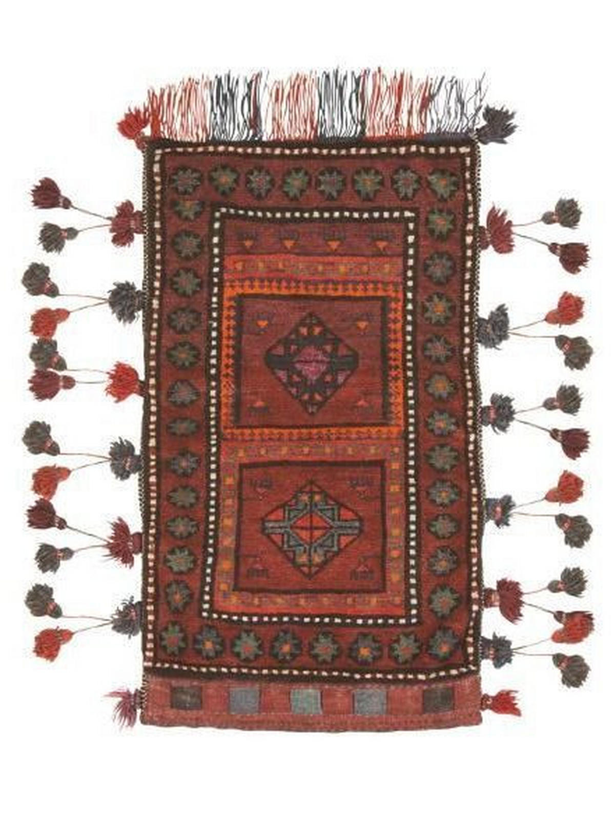 ORIENTTEPPICH 100/200 cm Rot  - Rot, LIFESTYLE (100/200cm) - Cazaris