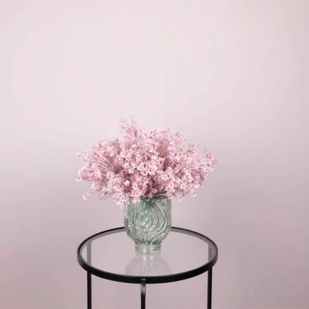 UMETNA RASTLINA - pink/zelena, Basics, umetna masa (37/20/5cm)