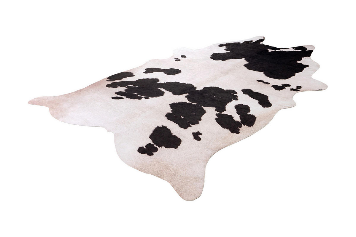 RINDERFELL 155/190 cm My Toledo  - Weiss/Schwarz, Design, Textil (155/190cm) - Novel