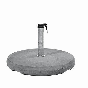 SONNENSCHIRMSTÄNDER - Grau, Basics, Naturmaterialien (60/8,5cm) - Glatz