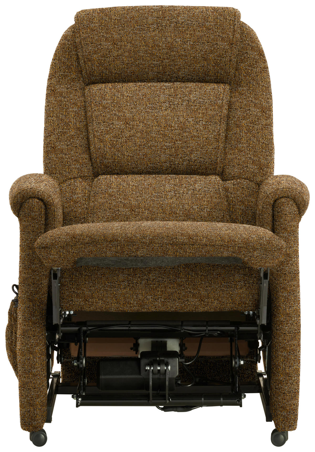 FERNSEHSESSEL in Flachgewebe Karamell  - Karamell/Schwarz, KONVENTIONELL, Kunststoff/Textil (69/105/82cm) - Himolla