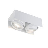 LED-DECKENLEUCHTE MEGATRON PRO Ambiente 30/15/11 cm  - Weiß, Design, Metall (30/15/11cm)