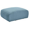 SOFAELEMENT BLOOM Flachgewebe, Teddystoff Blau  - Blau, Trend, Textil (82/45/122cm) - Livetastic