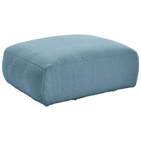 SOFAELEMENT BLOOM Flachgewebe, Teddystoff Blau  - Blau, Trend, Textil (82/45/122cm) - Livetastic