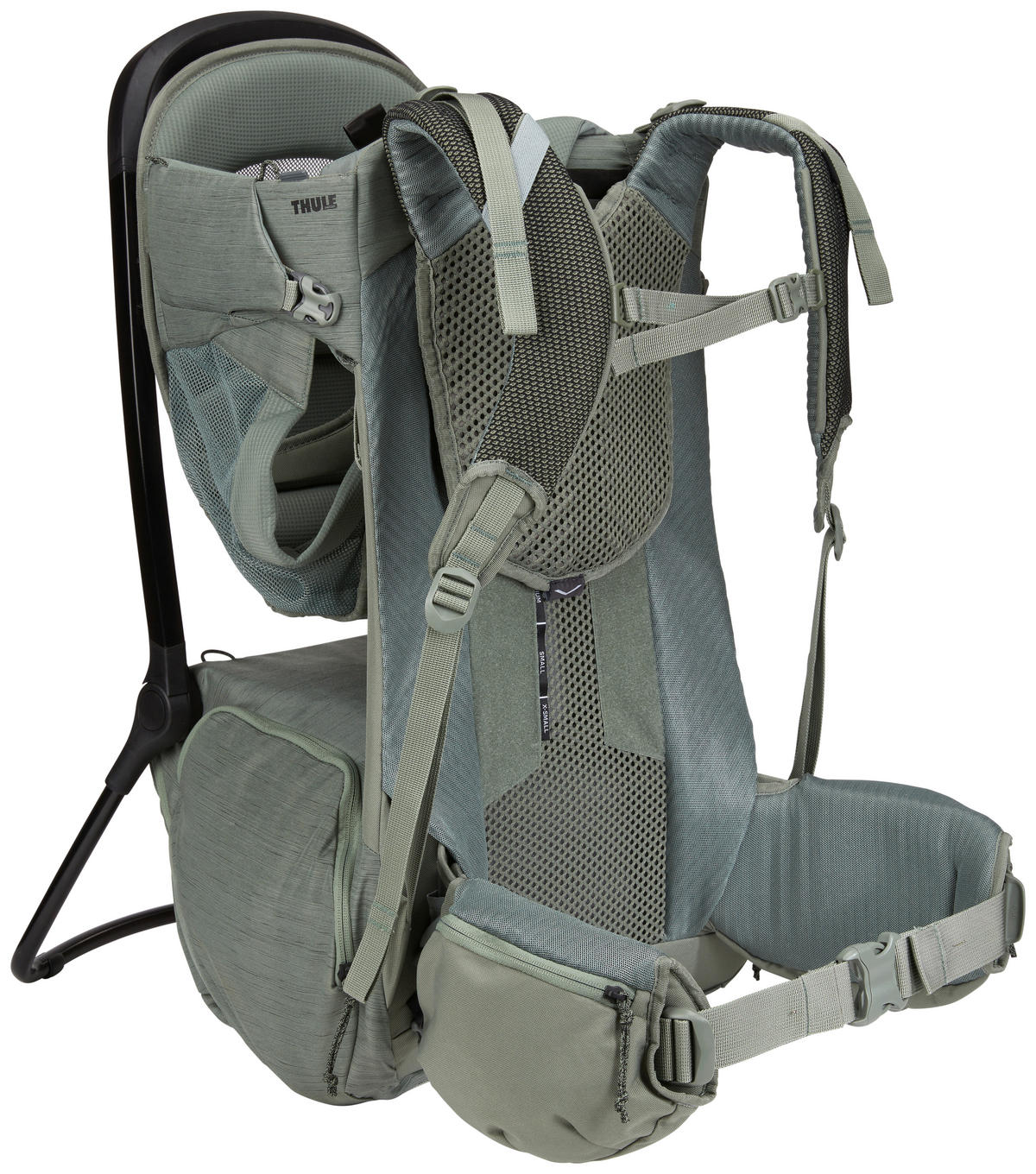 RÜCKENTRAGE SAPLING  - Schwarz/Grün, Basics, Textil (35/31/73cm) - Thule