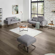 2-SITZER-SOFA in Struktur Grau  - Schwarz/Grau, Design, Holz/Textil (166/85-104/95cm) - Novel