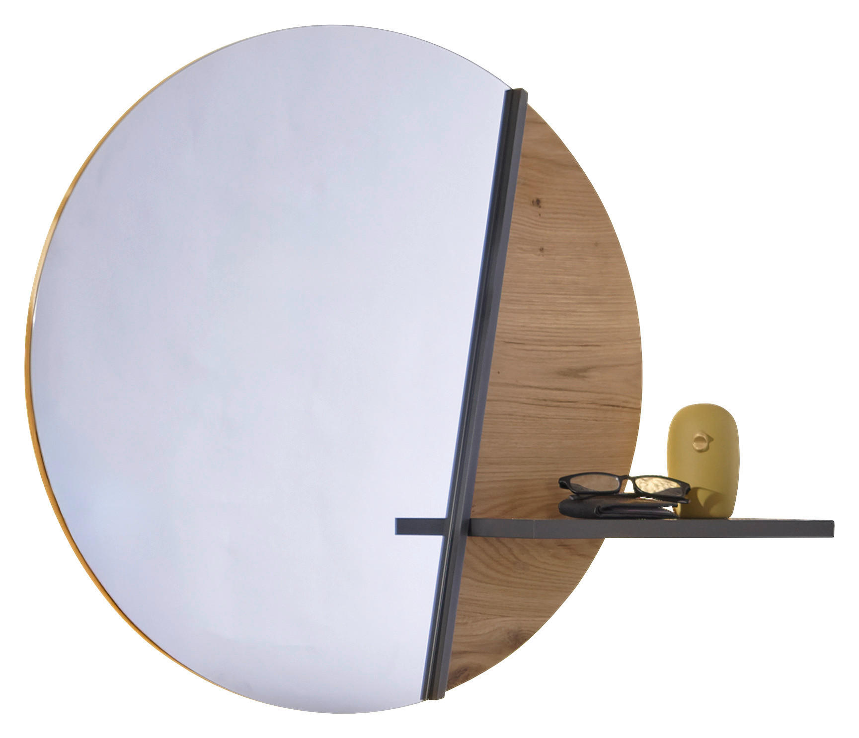 WANDSPIEGEL 84/70/20,3 cm  - Wildeiche, Natur, Glas/Holz (84/70/20,3cm) - Voglauer