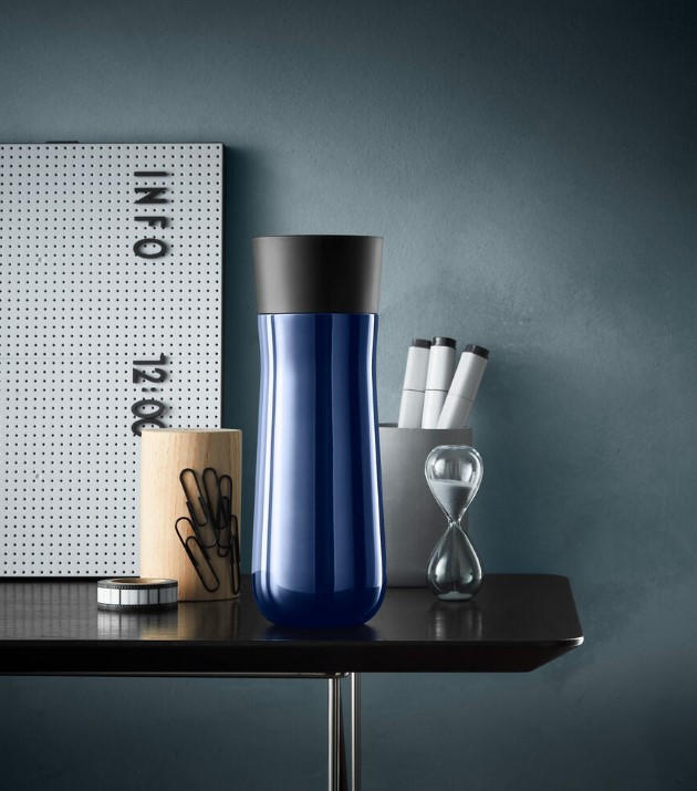 TERMOSMUGG Impulse 0,35 l  - blå, Design, metall/plast - WMF