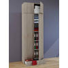 MEHRZWECKSCHRANK 70/238/39 cm  in Sonoma Eiche  - Silberfarben/Sonoma Eiche, MODERN, Holzwerkstoff/Kunststoff (70/238/39cm) - MID.YOU