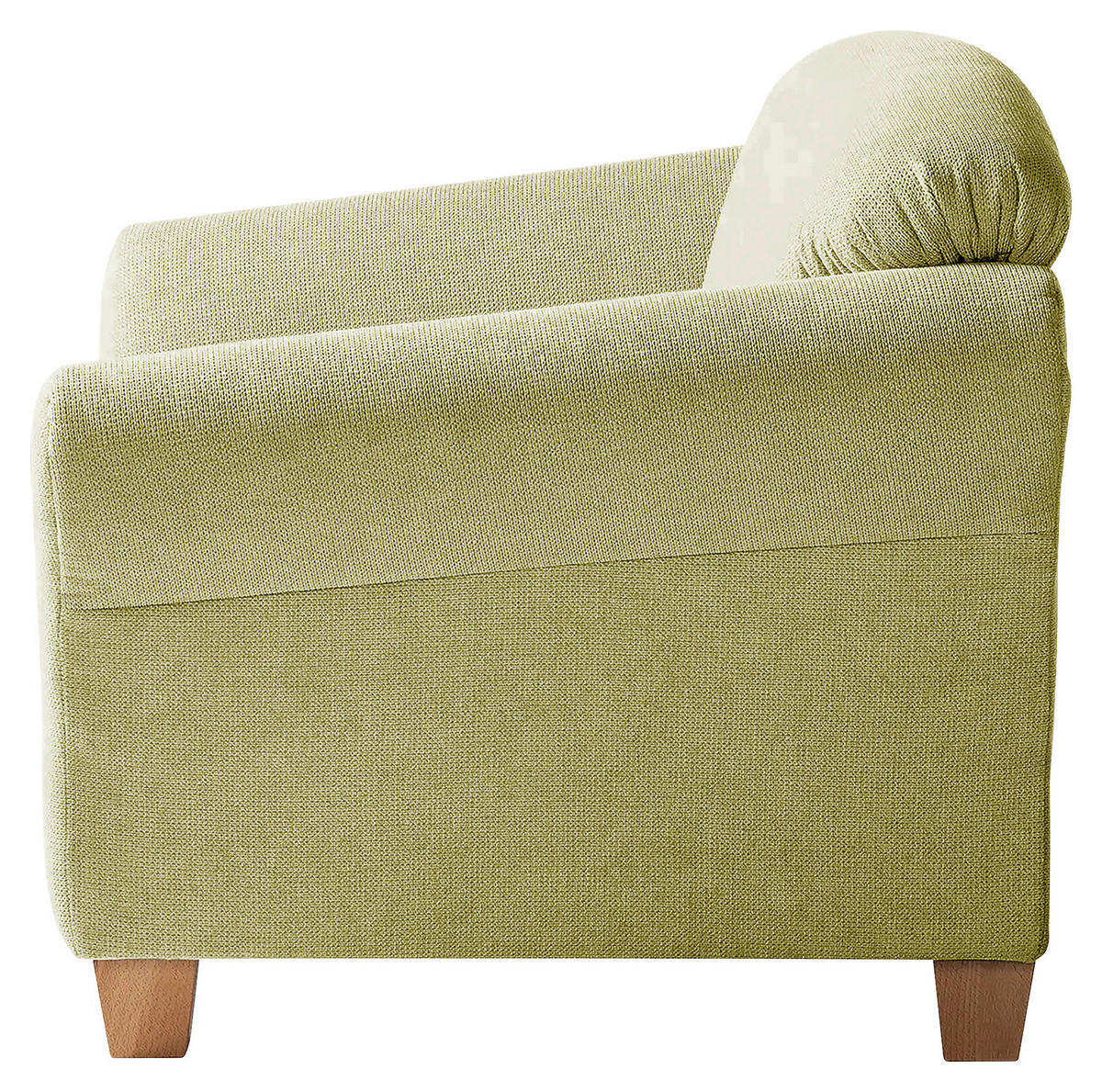 SESSEL in Flachgewebe Grün  - Naturfarben/Grün, Konventionell, Holz/Textil (101/84/89cm) - Sit & More