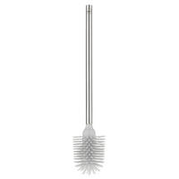WC-BÜRSTE in Metall  Kunststoff   - Silberfarben, Basics, Kunststoff/Metall (8/42cm) - Kela