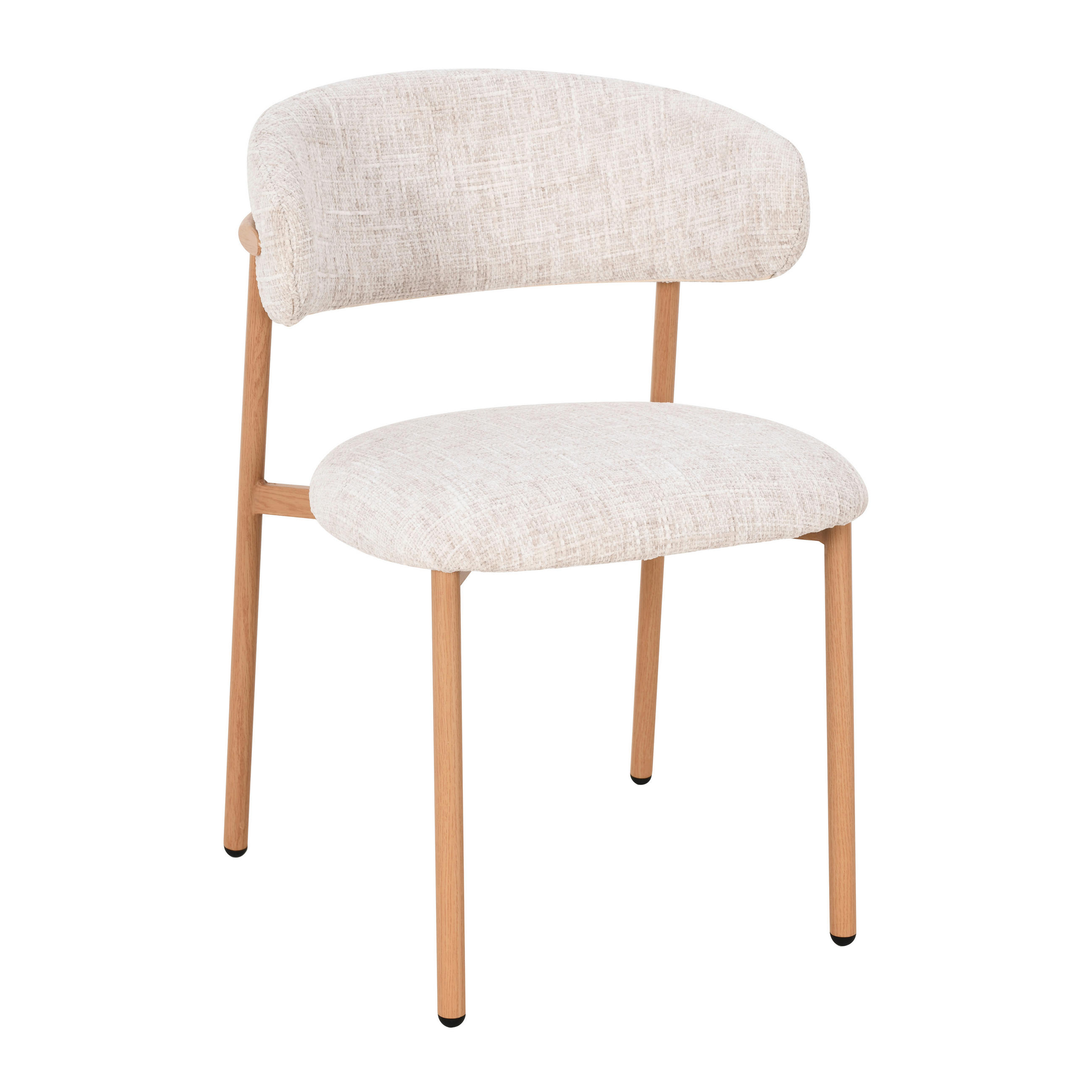 STOLIČKA, 55/80/57 cm - farba duba/béžová, Basics, kov/drevo (55/80/57cm) - Livetastic