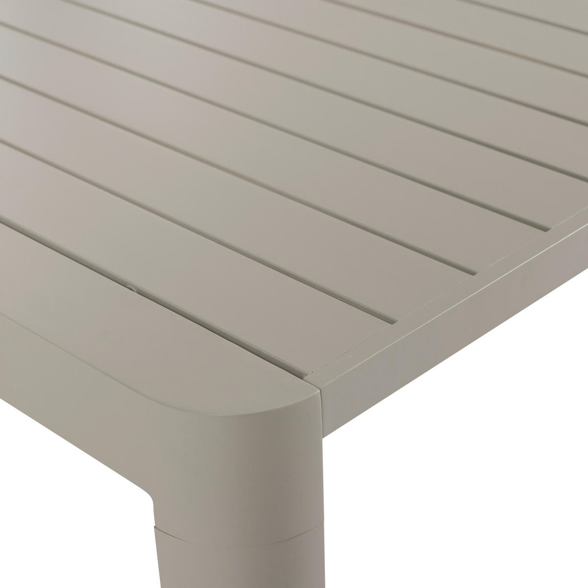 GARTENTISCH 97-150/150/76 cm Metall rechteckig  - Sandfarben, MODERN, Metall (97-150/150/76cm) - Livetastic