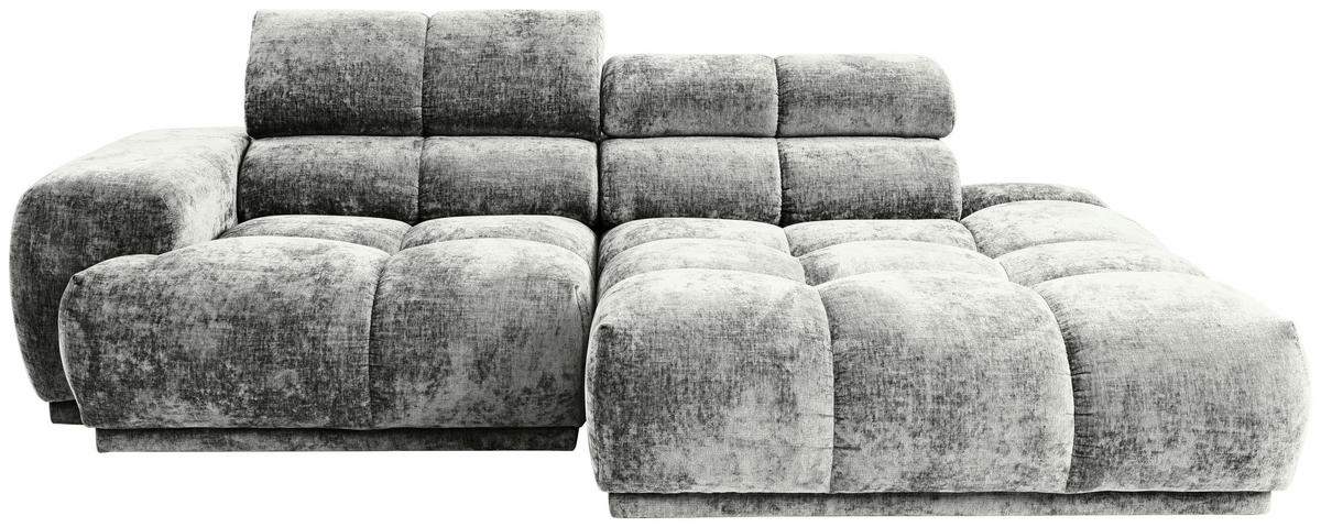 HÖRNSOFFA i flatväv grå  - grå, Modern, textil (239/150cm) - MID.YOU