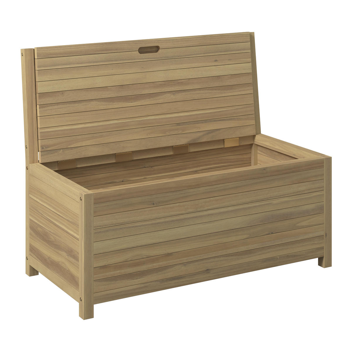 GARTENBANK 120/90/58 cm  in Akaziefarben  - Akaziefarben, ROMANTIK / LANDHAUS, Holz (120/90/58cm) - Ambia Garden