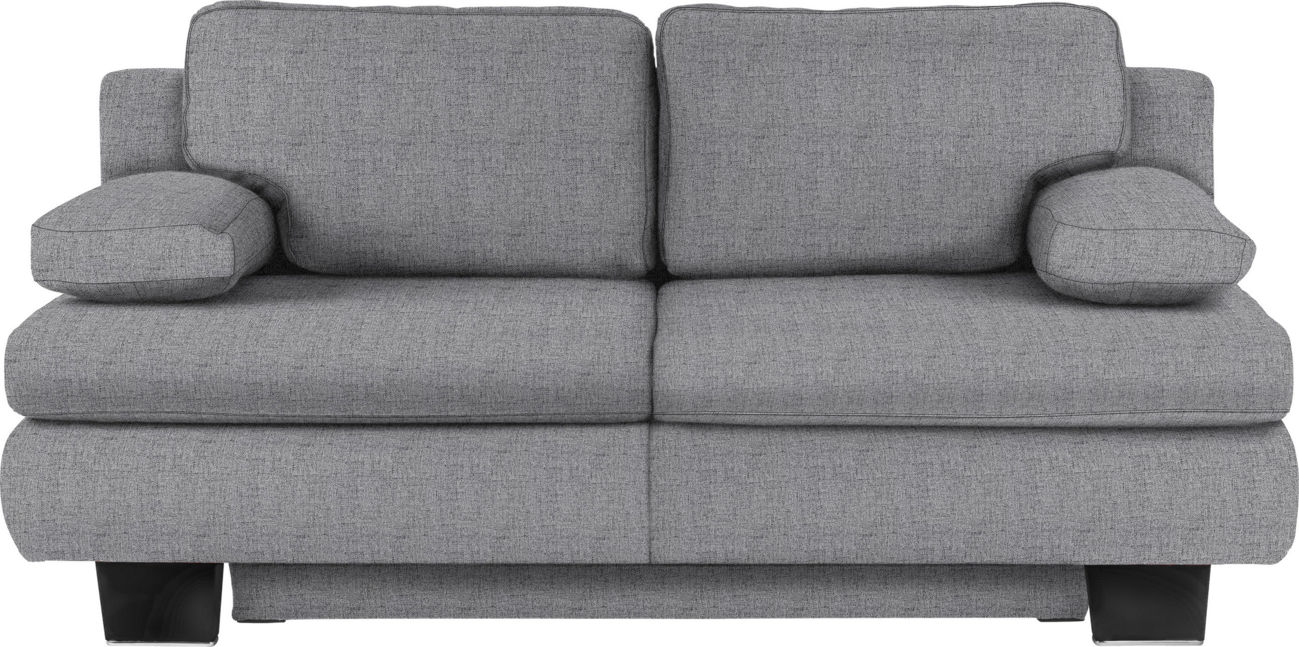 SCHLAFSOFA Webstoff Graphitfarben  - Wengefarben/Graphitfarben, KONVENTIONELL, Holz/Textil (203/94/100cm) - Novel