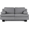 SCHLAFSOFA Webstoff Graphitfarben  - Wengefarben/Graphitfarben, KONVENTIONELL, Holz/Textil (203/94/100cm) - Novel