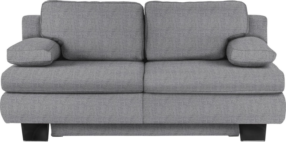 SCHLAFSOFA Webstoff Graphitfarben  - Wengefarben/Graphitfarben, KONVENTIONELL, Holz/Textil (203/94/100cm) - Novel