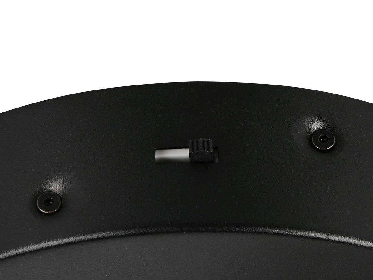 PLAFONIERĂ CU LED - negru, Design, metal (45/18cm)