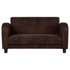 2-SITZER-SOFA Antis Lederlook Dunkelbraun  - Dunkelbraun, Design, Textil (152/80/89cm) - Livetastic