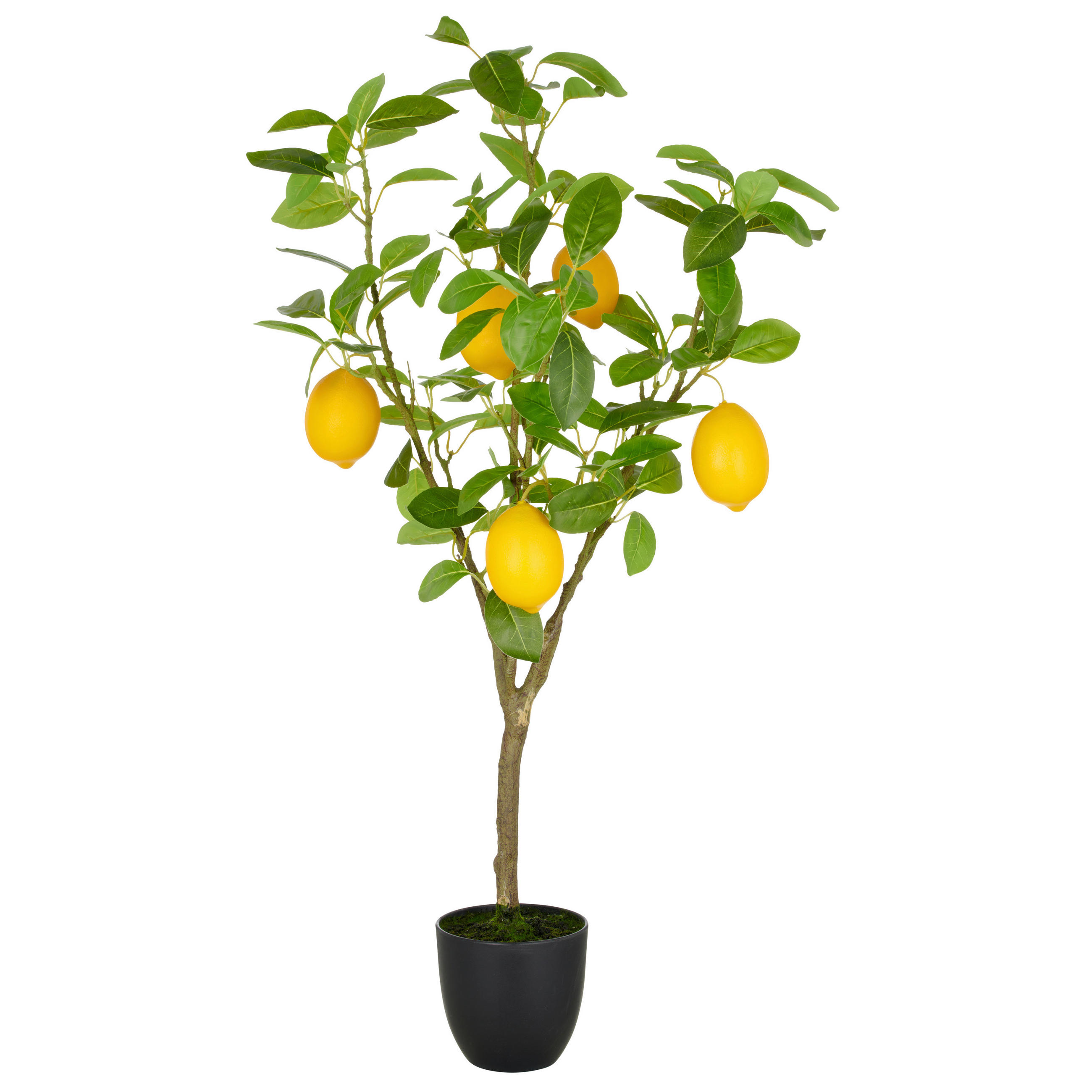 KUNSTPFLANZE  - Gelb/Braun, Basics, Kunststoff (21/90/21cm)
