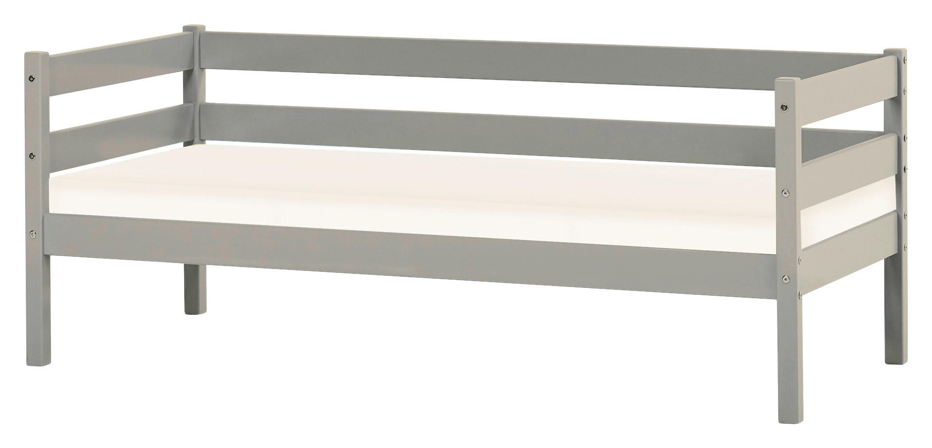 KINDER-/JUNIORBETT - Kieferfarben/Grau, MODERN, Holz (70/160cm) - MID.YOU