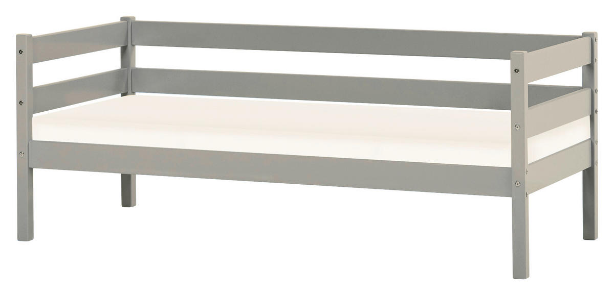 KINDER-/JUNIORBETT - Kieferfarben/Grau, MODERN, Holz (70/160cm) - MID.YOU