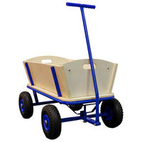 BOLLERWAGEN  BILLY BEACH WAGON   - Blau, KONVENTIONELL, Holz/Metall (61/94,5/97cm)