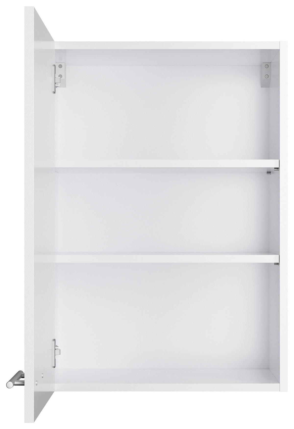 KÜCHENLEERBLOCK 270 cm   in Weiß  - Edelstahlfarben/Anthrazit, Basics, Holzwerkstoff/Metall (270cm) - Optifit