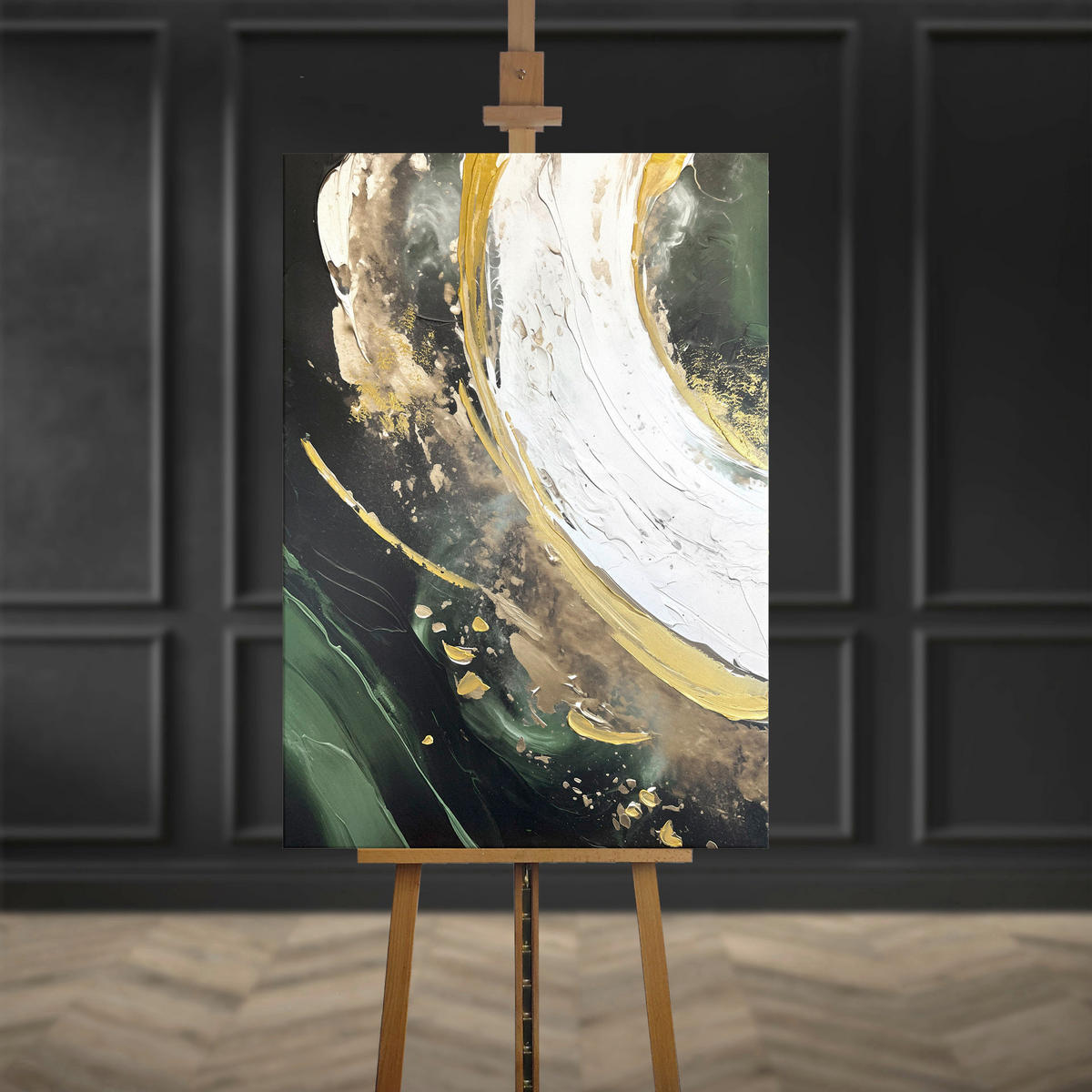 LEINWANDBILD Abstraktes 70/100 cm  - Multicolor, Basics, Holz/Textil (70/100cm)