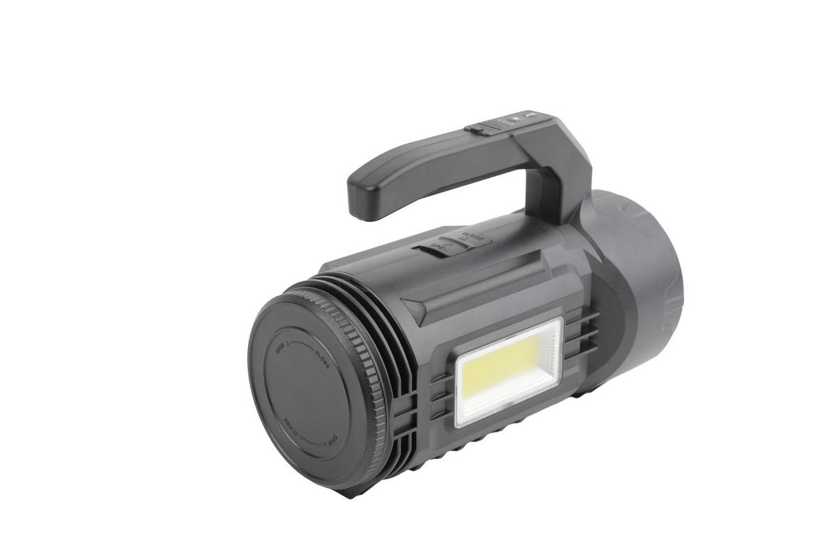 ŽEPNA SVETILKA     23,7/10,6/17,7 cm         - črna/prosojno, Basics, umetna masa (23,7/10,6/17,7cm) - Boxxx