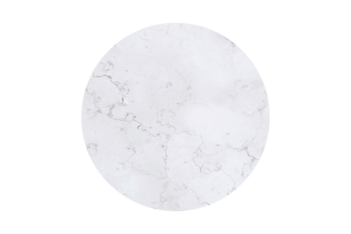 JEDÁLENSKÝ STÔL, akácia, čierna, biela, 120/120/76 cm - čierna/biela, Modern, drevo/kameň (120/120/76cm) - Livetastic
