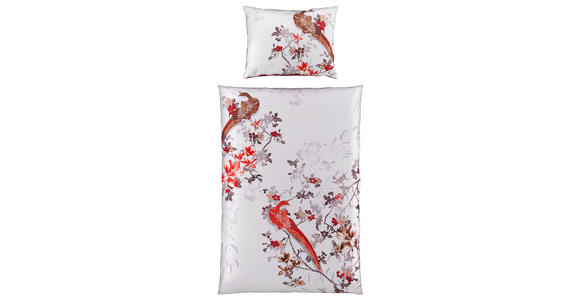 BETTWÄSCHE 140/200 cm - Rot/Weiß, KONVENTIONELL, Textil (140/200cm) - Esposa