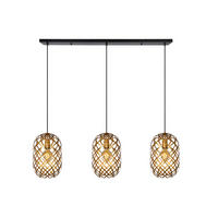 HÄNGELEUCHTE WOLFRAM 130/25/155 cm   - Messingfarben, Design, Metall (130/25/155cm) - Lucide