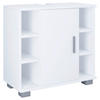 WASCHBECKENUNTERSCHRANK 60/57,7/30,4 cm  - Weiss/Grau, Modern, Holzwerkstoff/Kunststoff (60/57,7/30,4cm) - MID.YOU