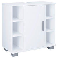 WASCHBECKENUNTERSCHRANK 60/57,7/30,4 cm  - Weiss/Grau, Modern, Holzwerkstoff/Kunststoff (60/57,7/30,4cm) - MID.YOU