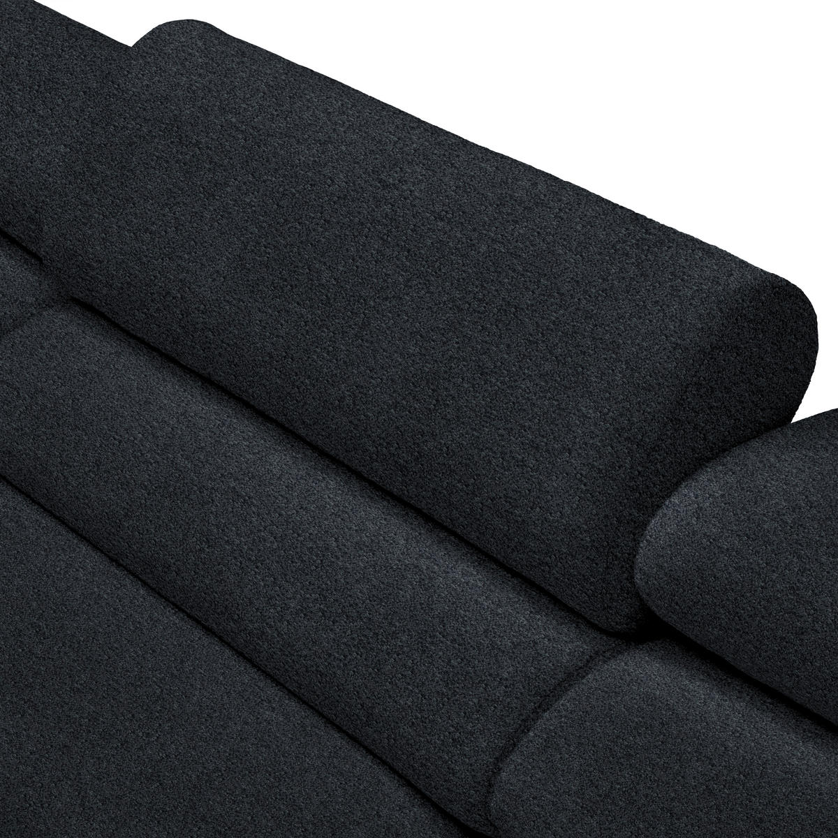 HÖRNSOFFA i velour antracit  - antracit, Natur, trä/textil (150/329cm) - Livetastic